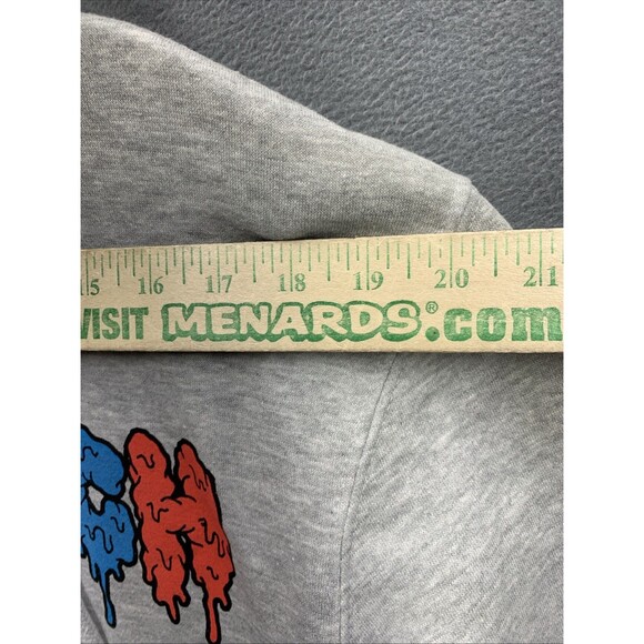 Fashion Nova Mens Pullover Hoodie Men HOOD RICH Lane Seven Gray Size Medium - Picture 7 of 15